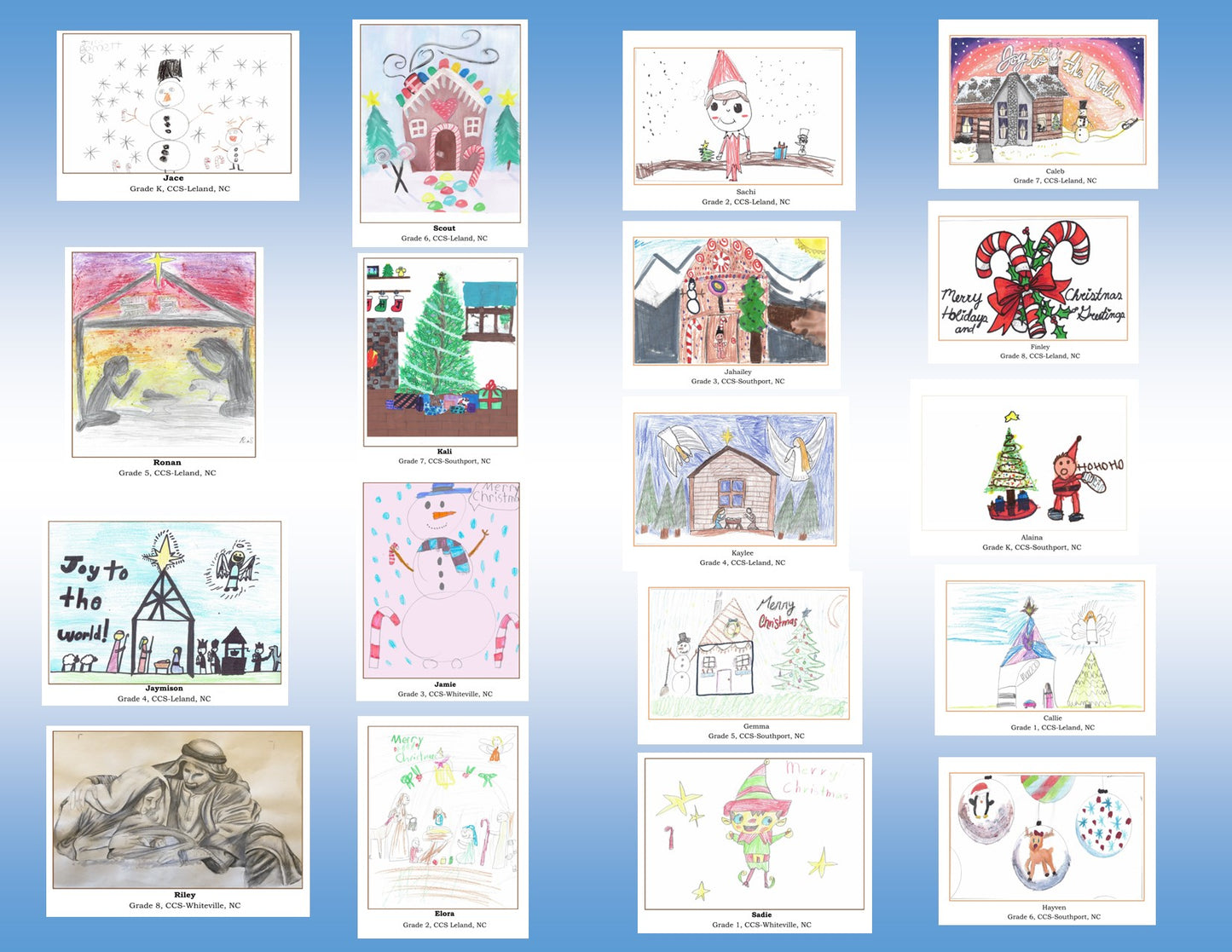 Christmas Cards by  CCS America Students